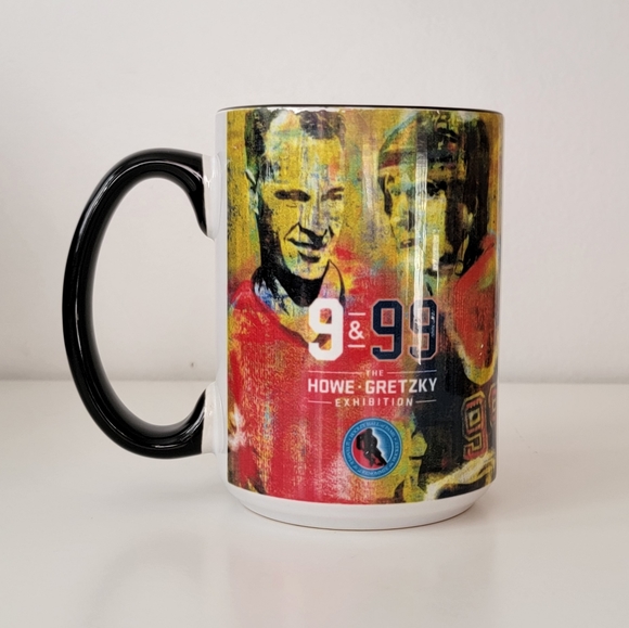NHL Hockey Hall of Fame Gretzky / Howe coffee mug - Picture 3 of 5